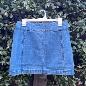 FREE PEOPLE DENIM SKIRT